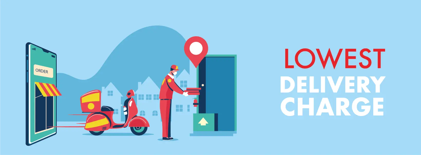 Lowest delivery banner